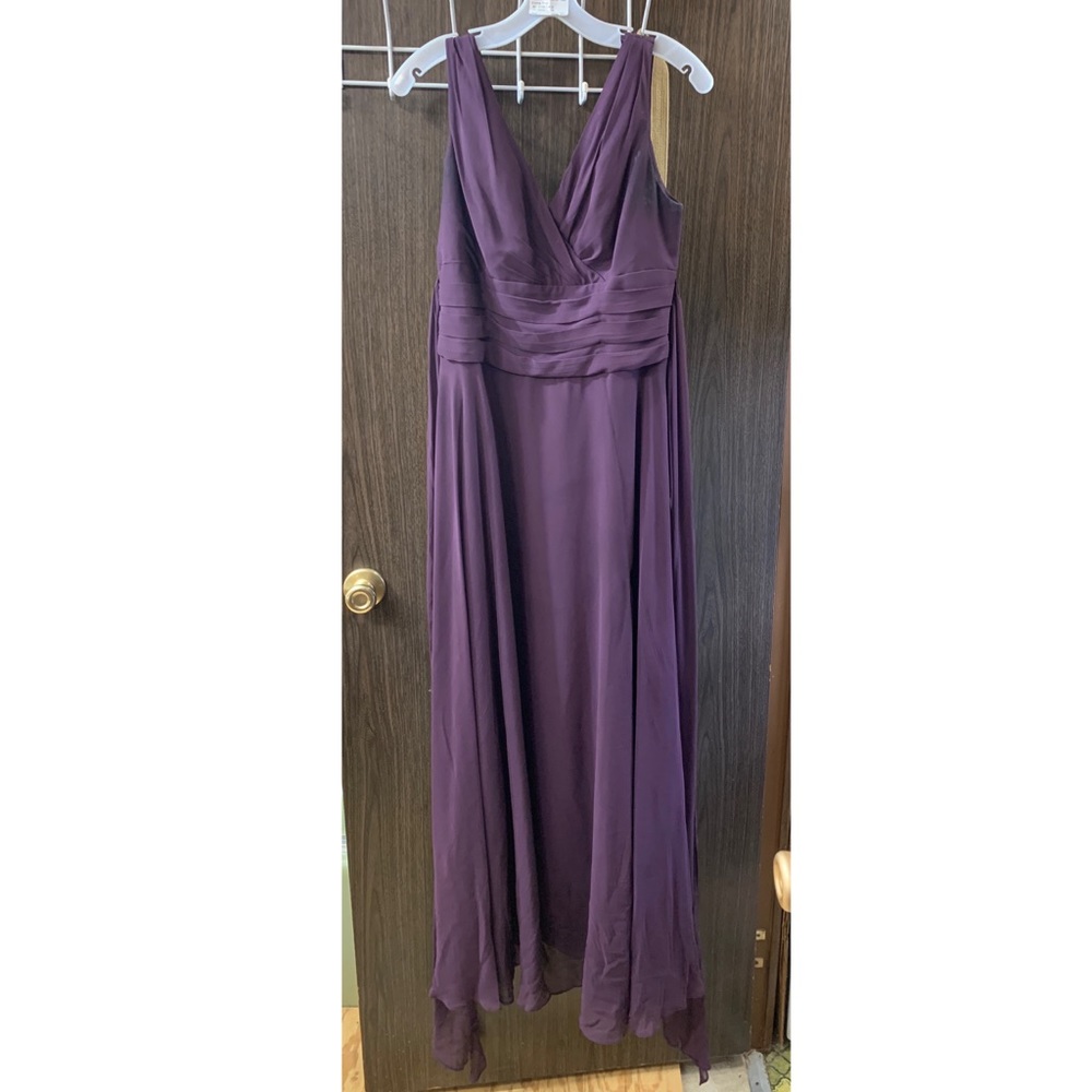 Plum bridesmaid dress